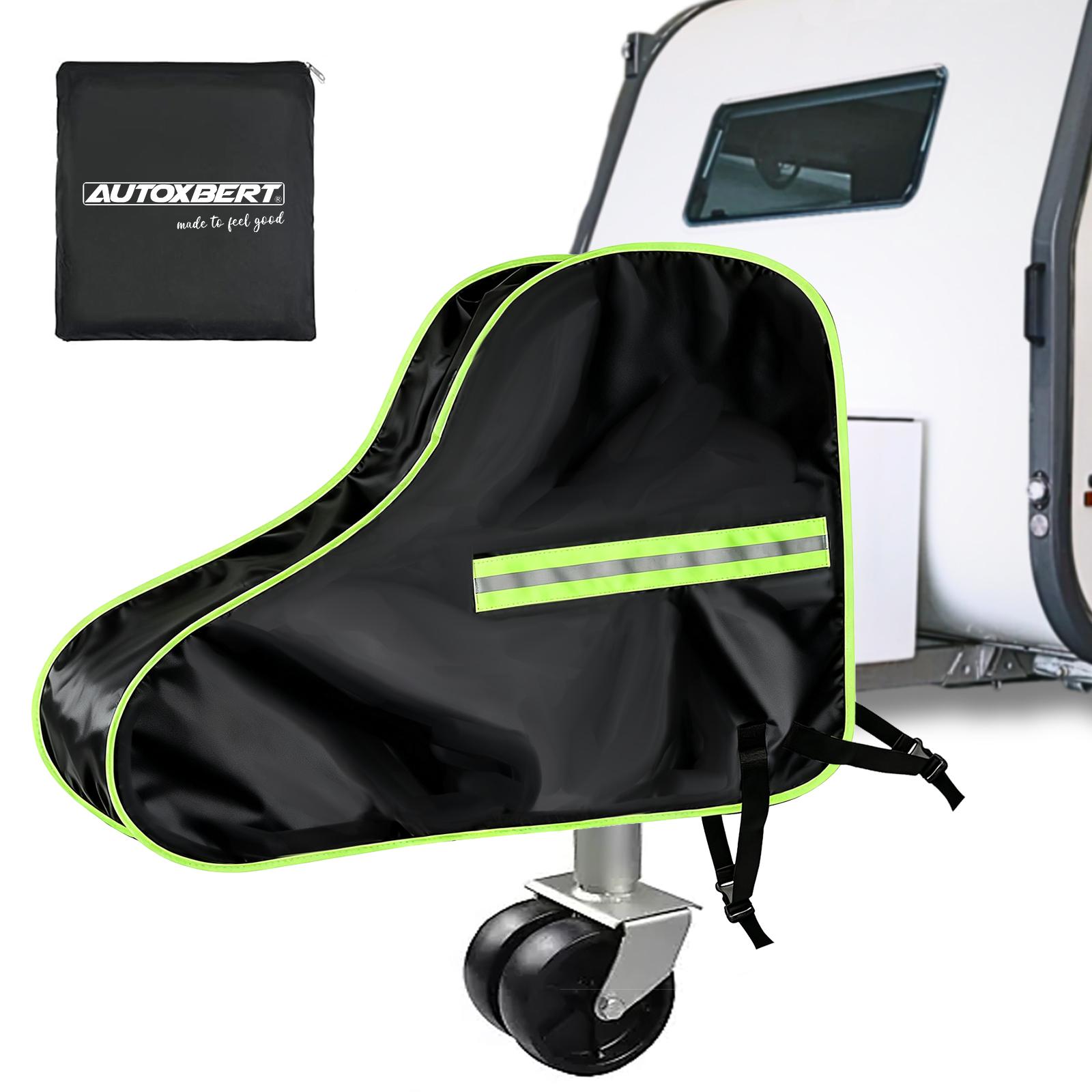 Universal Heavy Duty Caravan Tow Trailer Hitch Cover Tow Ball Cover Waterproof Dustproof Protector RV Tow Ball Hitch A