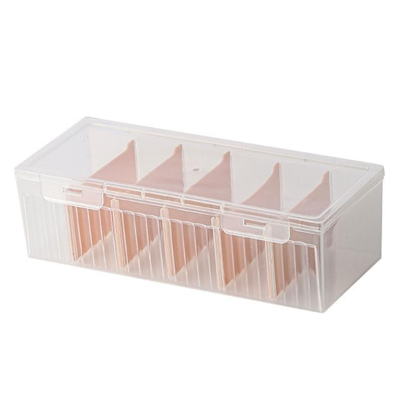 Verstellbares Fach Transparenter Kartenorganizer Schutzdeckel und Anpassbare Fächer zur Kategorisierung von Karteikarten Visitenkarten