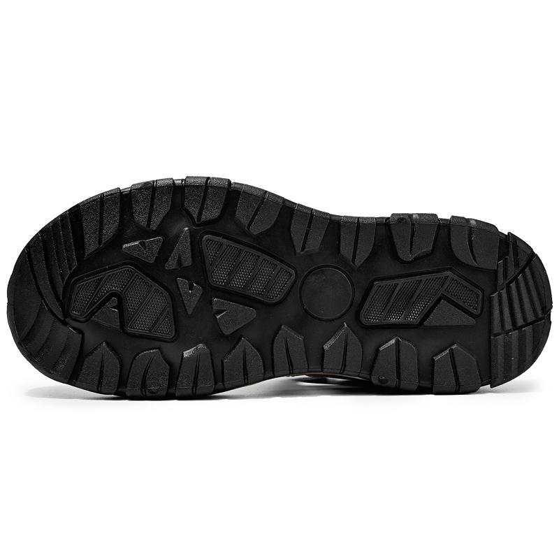 Letní pánské sandály z pravé kůže velkých velikostí Letní pánské plážové sandály Venkovní sandály pro muže