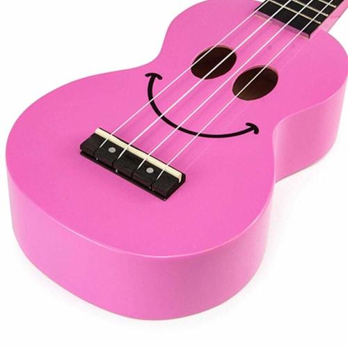 MAHALO Soprano Ukulele Art Series U-SMILE Pink