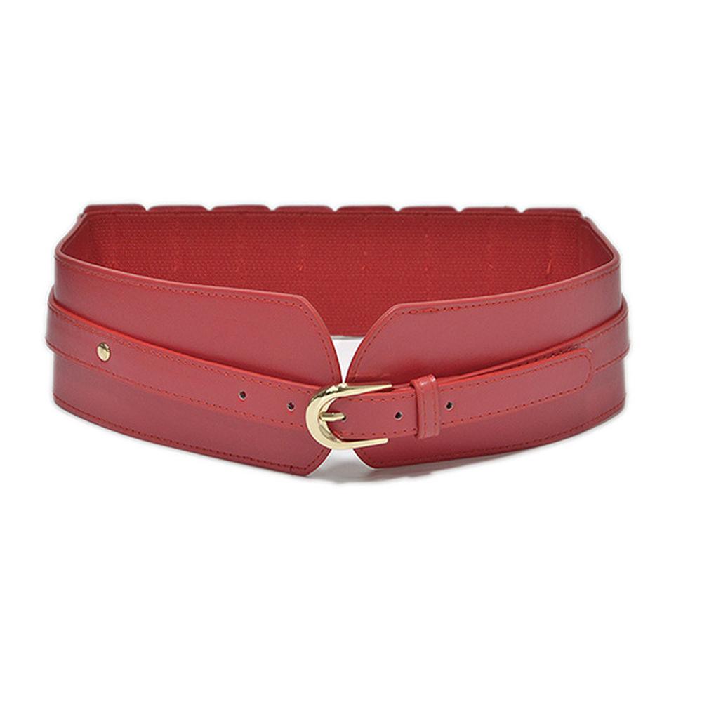 Black Fashion Camel Dress Women Party Buckle Women Waistband Solid Color Wide Belt Dress Waistband