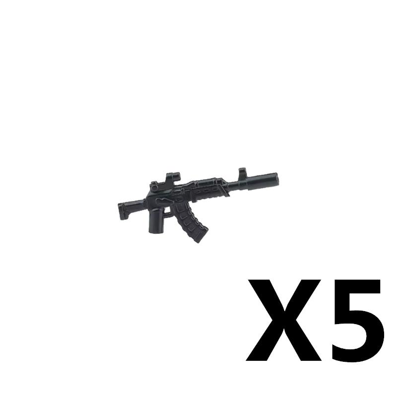 Military Soldiers Figures Weapons Building Blocks Accessories Two-color Guns Assault Sniper Rifles AK74 Rocket Launcher Toy Gift