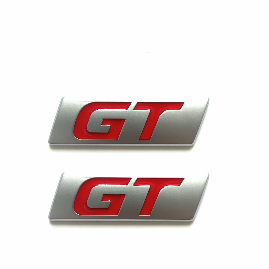 BCMCI1 GT Car Sticker Badge Emblem Decals for Peugeot Hyundai GT BMW X6 X5 KIA Forte Optima Picanto Stinger Renault Ford Focus Mondeo