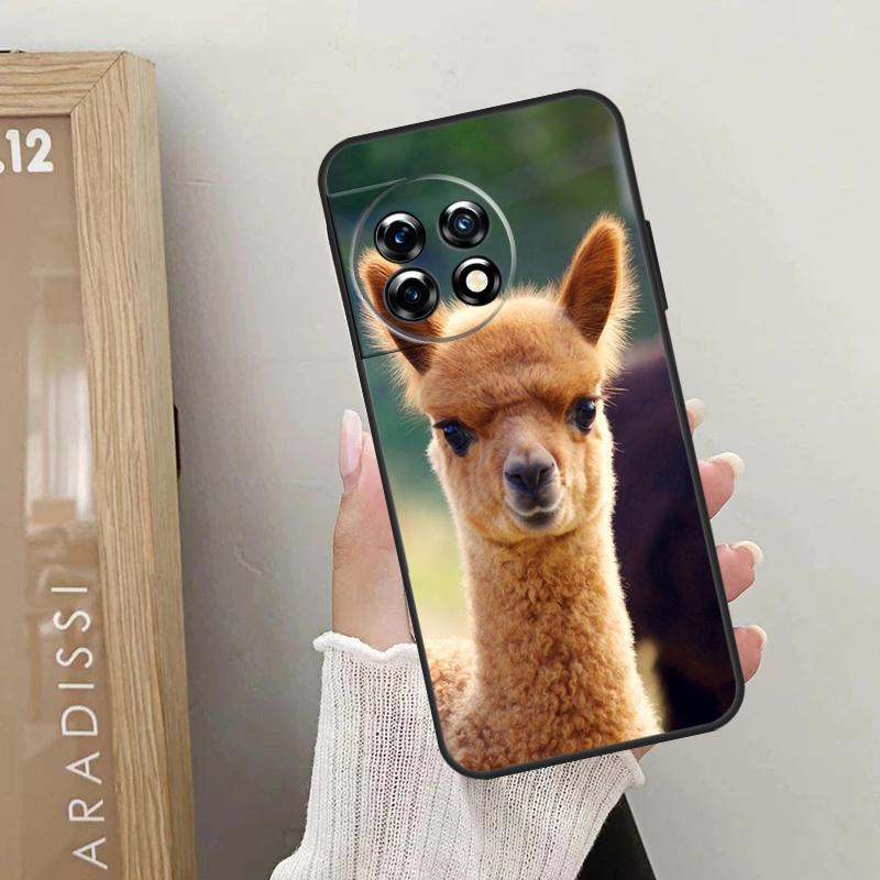 Cute Alpaca Donkey Case For OnePlus Nord 5 CE 2 3 4 Lite N20 N30 OnePlus 15 R 13R 12R 10R 13T 10T 11 12 13 Cover