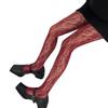 Women Sunflower Jacquard Pattern Fishnet Tights Stockings Sexy Hollowed Sheer Mesh Lace Solid Colored Pantyhose Leggings