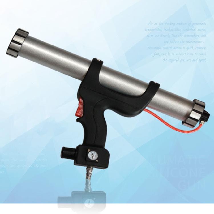 Convenient 600ml Sealant Pneumatic Caulking Gun Drip-free Sausage Sealant Gun