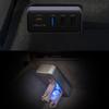 Dock Station for Model 3/Y Car Glove Box Expansion Dock Ensuring Secure Connection and Stability on Rough Roads USB Hub