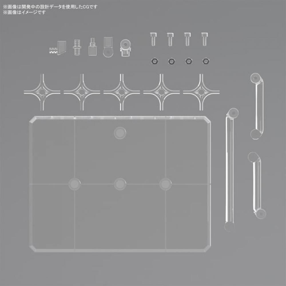 Bandai Spirits Action Base 8 Clear Color [plastic Model Parts]