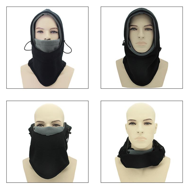 Winter new cold and warm balaclava hood thickened fleece mask multi-functional cycling scarf