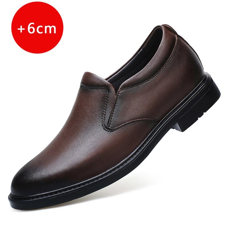 

Модная мужская обувь, увеличивающая рост, Классический деловой стиль, Для повседневной работы в офисе, Для вечеринки, Большой размер - 47, туфли дерби 47