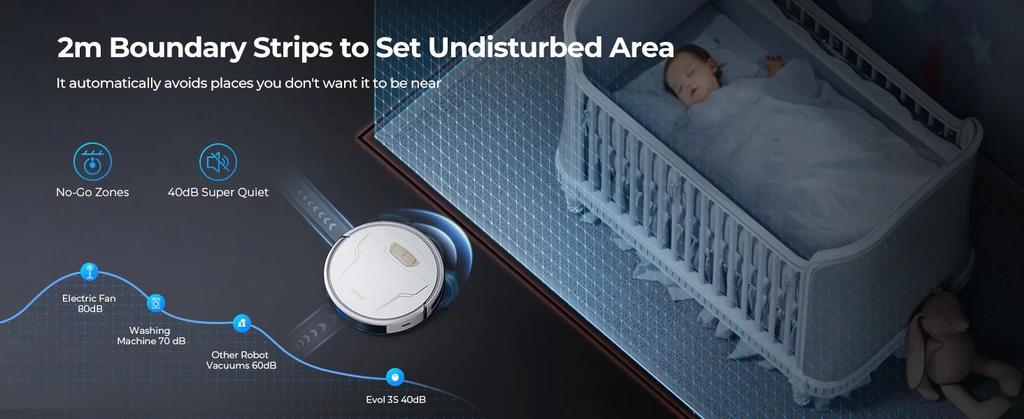 Robot Vacuum 4000Pa Suction with App Remote and Voice Control with Gyroscope Navigation Smart Sweeping Robot for Home Cleaning