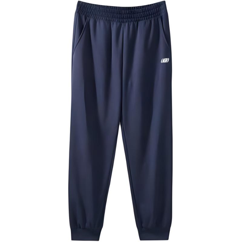 Skechers Comfortable Versatile Cuffed Casual Pants Men bottoms Navy-Blue L322M091-002Z 2XL