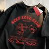 Self Love Club Fun Cupid Men Women T Shirts Breathable Street Clothes Summer Fashion Loose Casual Popular Tee Shirt