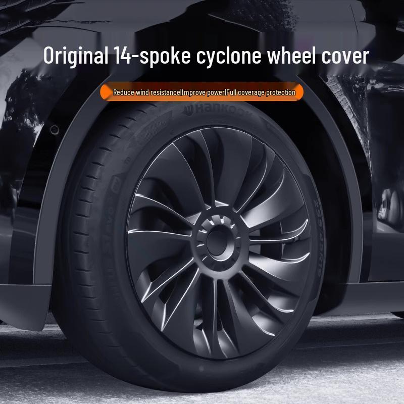 Tesla Model Y 19-Inch Full-Cover Hubcap Protective Wheel Modification