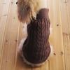 Red Winter Pet Dog Warm Coat Sweater For Small Puppy