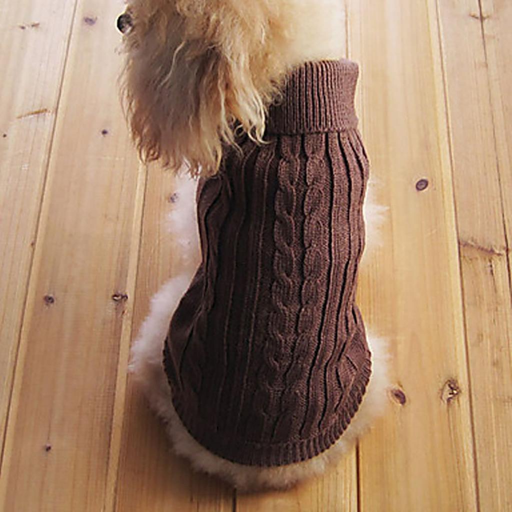 Red Winter Pet Dog Warm Coat Sweater For Small Puppy