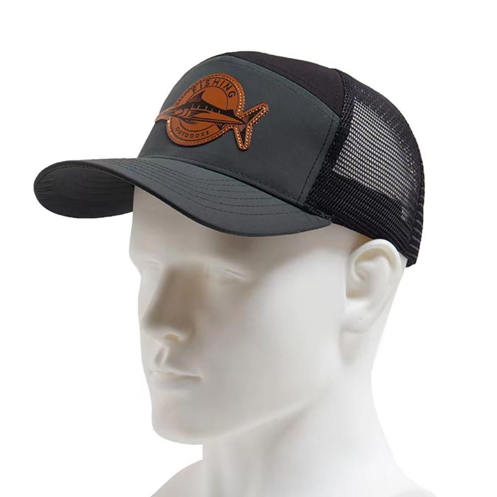 Shark Pattern Baseball Cap Adjustable Trucker Hat Fashion Fishing Cap Outdoor Sport