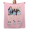 LOONA ODD EYE CIRCLE GIRL FRONT Throw Blanket Cozy Throw Blanket Birthday Gift for Him Her
