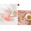 Smíšené 6 Velikost 0,8 mm Micro Nail Nerezová Dekorativní Nail Rose Gold a Silver Příslušenství na nehty