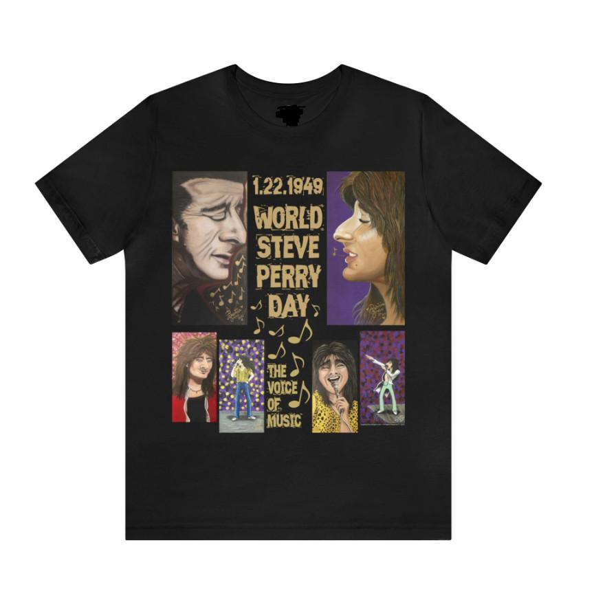 Steve Perry Day Tee Short Sleeve Adult Shirt SB088 XXL