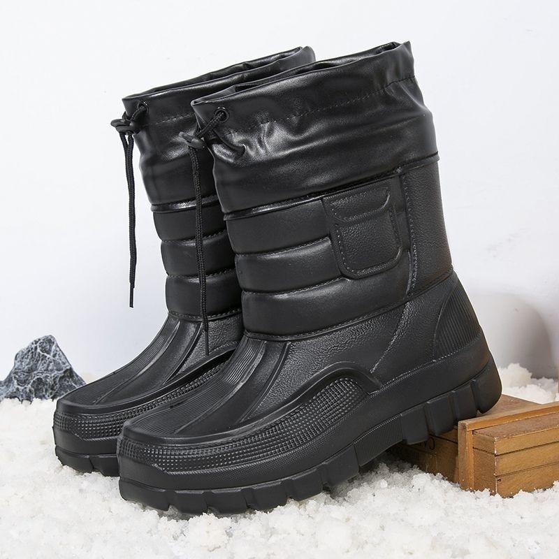 

Men s And Women s Winter Warm Waterproof Anti Slip Wear Resistant Thick Cotton Shoes Snow Boots 45