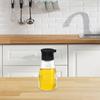 Glass Oil Pot Storage Bottle Black Kitchen Seasoning Bottle Easy Clean Sauce Container for Home Restaurant Oil Pot