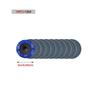 10pcs 2" Zirconia Quick Change Sanding Discs Roll Lock R-Type Sandpaper Abrasive Disc 50mm 1/4" Holder Paint Rust Removal
