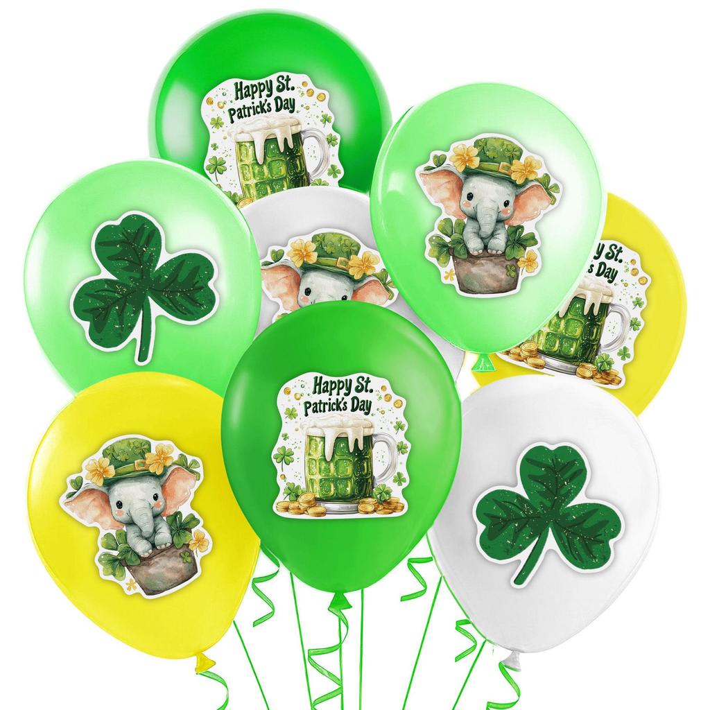 St. Patrick's Day Irish Festival Balloon & Swirl Bunting Decorations
