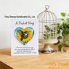 Acrylic Hummingbird Cross Stitch Heart Souvenir - Nurse's Day/Valentine's Keepsake Gift Card