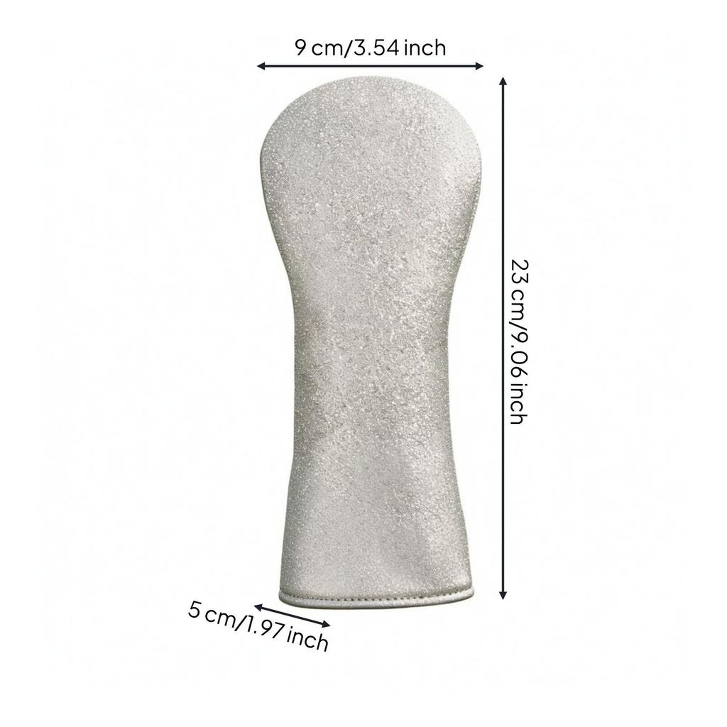 Golf Club Head Cover Glitter Headcover Long-Lasting for Travel, Golfers