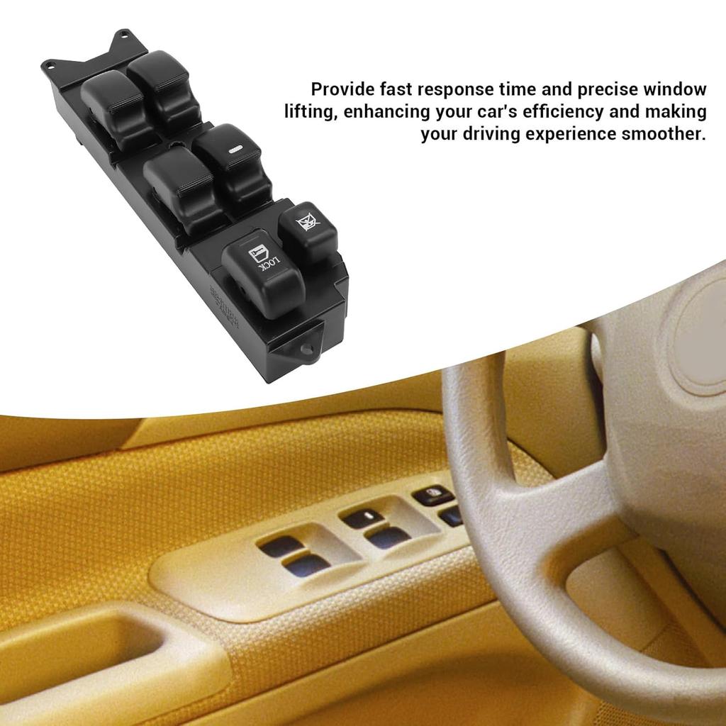 Power Window Switch MR587229 Left Driver Side Fast Response Electric Power Master Window Switch for Outlander Lancer