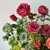 Simulated Plants Rose Wedding Hotel Restaurant Decoration Ornament Desktop