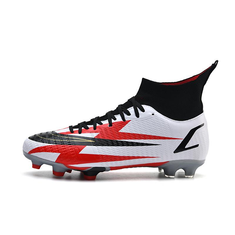 High-Top Football Shoes Tf Broken Nails Artificial Turf Ag Long Nails Boys And Girls Teenagers Students Training Shoes