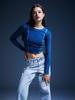 Renezmia Indigo Washed Top _ Blue