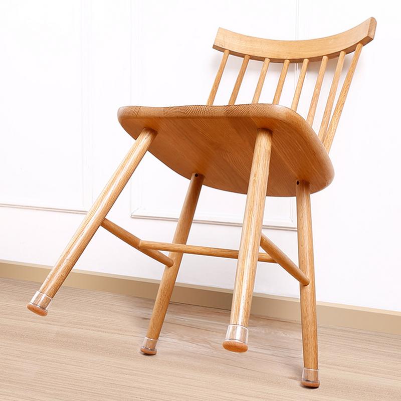 8Pcs Chair Leg Floor Protectors for Hardwood Floors Silicone Chair Caps Covers Furniture Pads Sliders Wrapped Felt Bottom