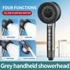 New Filter Booster Shower Head Four-speed Adjustment With Water Seal Multifunctional Home Shower Bathroom Accessories