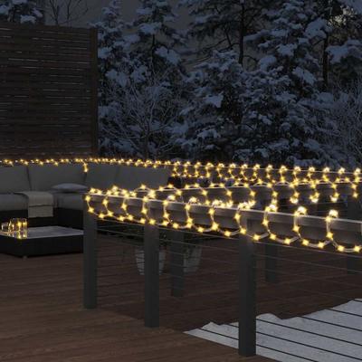 Vidaxl Wąż Świetlny, 1200 Led, Ciepła Biel, 50 M, Pvc