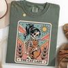 Abyssinian Cat Lady T-Shirt, Skeleton Holding Cat Tee, Funny Cat Mom Shirt, Goth Cat Lover Gift, Halloween Cat TShirt, Spooky Abyssinian Tee