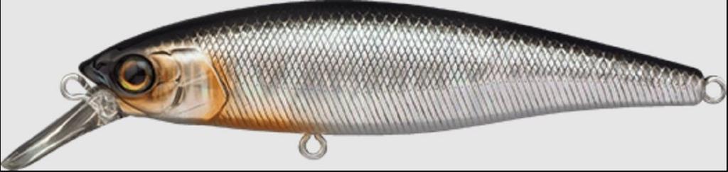 Jackall Squad Minnow 80SP Suspend Lure HL Silver & Black (0820)