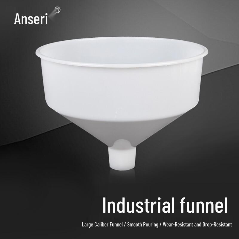 AOSELERY Industrial Lab Plastic Wide Mouth Funnel Small