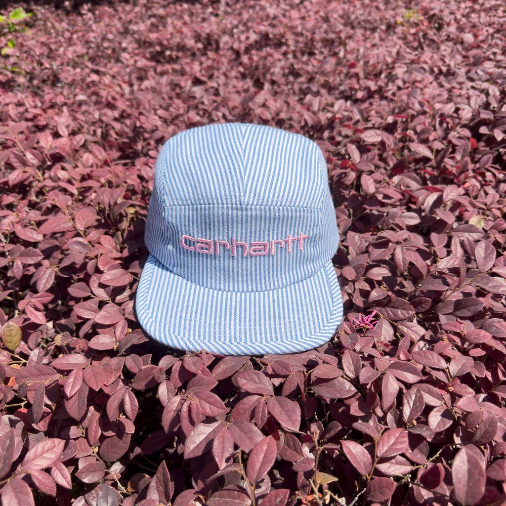 Carhartt Vintage Cotton Baseball Cap With Embroidered Logo For Streetwear Style