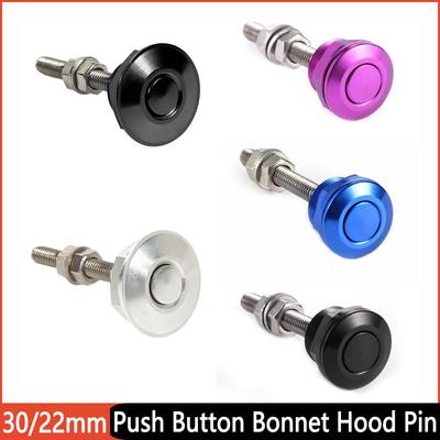 Kit Universale 22/30mm Pulsante Pin di Blocco Cappa Motore Clip Rilascio Rapido Blocco Cappa Motore Parti Esterne Articoli