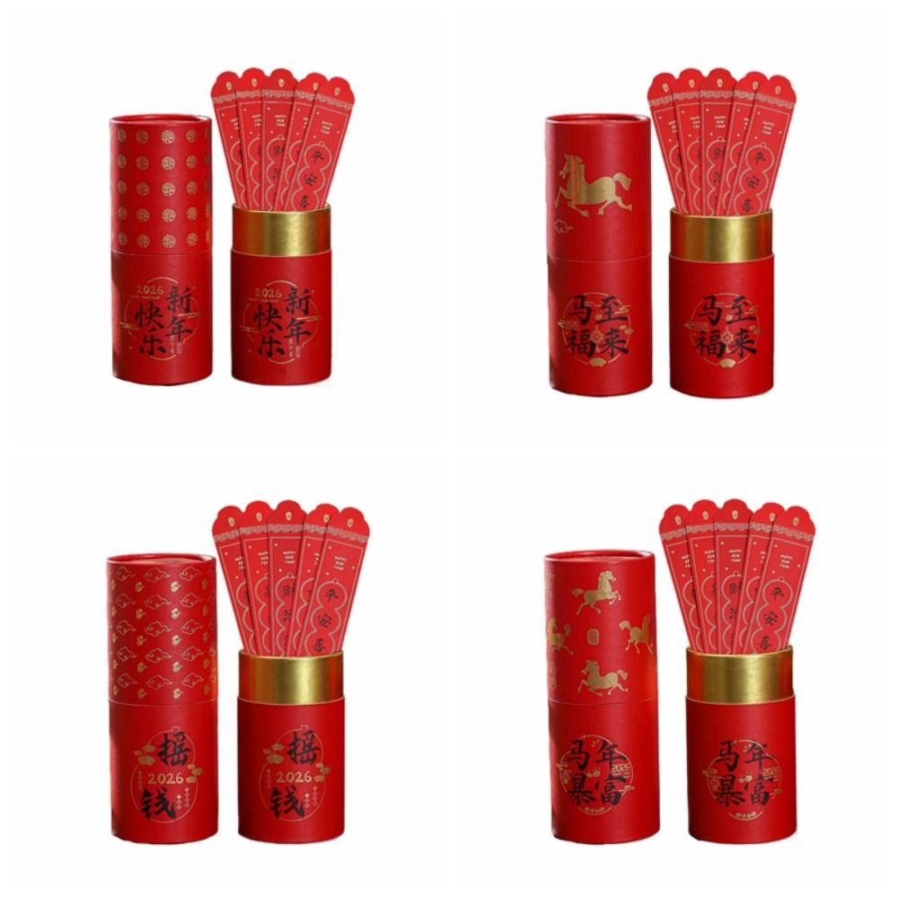 Zodiac Hores Surprise Red Pockets Horse Year Surprise Game Props New Year's Envelope  Wedding