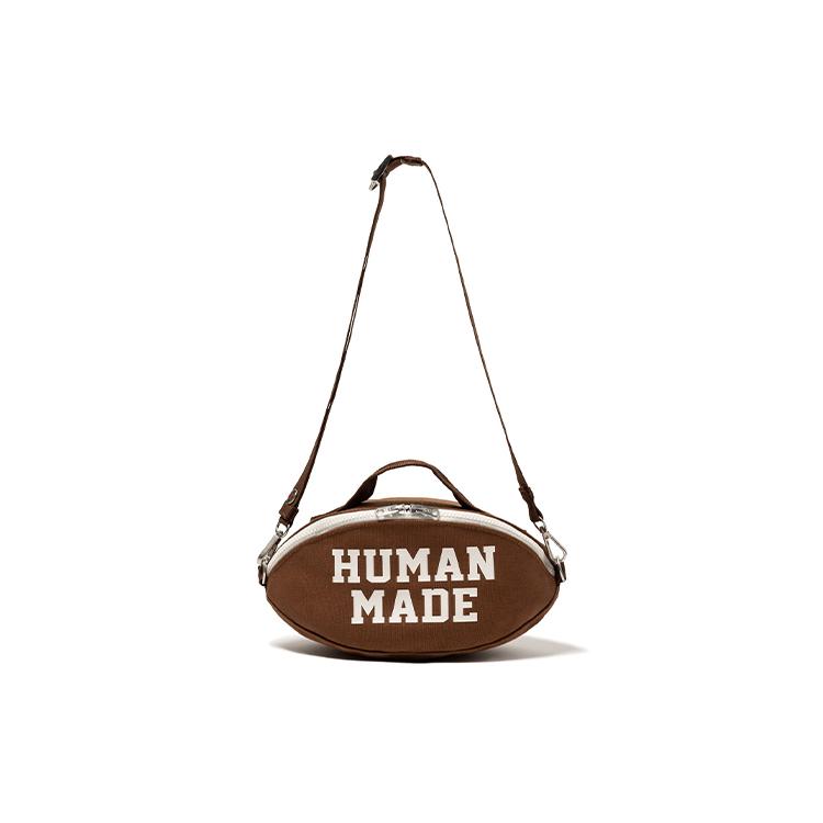 

Новая хлопковая сумка кроссбоди HUMAN MADE, сумка через плечо, унисекс, коричневая HM26GD038 29.0*12.4*14.0CM