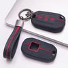 Sleutelhangerhoesje voor Peugeot 3008 5008 208 308 408 508 4008 C3 met Sleutelhanger Krasbestendig Oppervlak Schokbestendige Structuur Zachte Grip Textuur