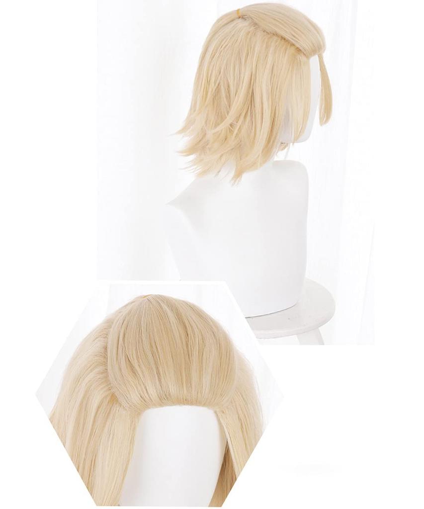 [Milky Time] Tokyo Revengers Mikey Cosplay 5-Piece Set, Uniform, Sano Manjiro, Leader, with Wig (L)