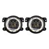 Car LED 4inch Front Bumper Universal Fog Lamp For JEEP Wrangler JK TJ Off-Road Car Accessories 40W Aperture Angel Eye Fog Lights