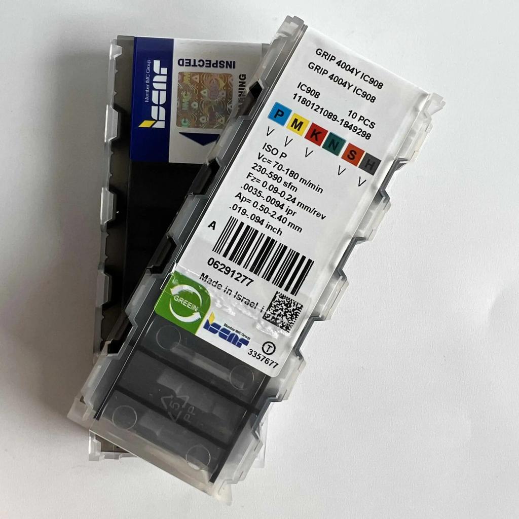 ISCAR / GRIP4004Y IC908   Industrial Indexable Carbide Inserts 10 Pcs