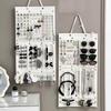 Large Capacity Hair Clip Hairband Holder Wall Hanging Earrings Necklace Storage Hanger Space Saving Organizer Wall Decor
