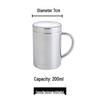 304 Stainless Steel Anti-Scald Double-Layer Water Cup for Kids and Students with Engraving